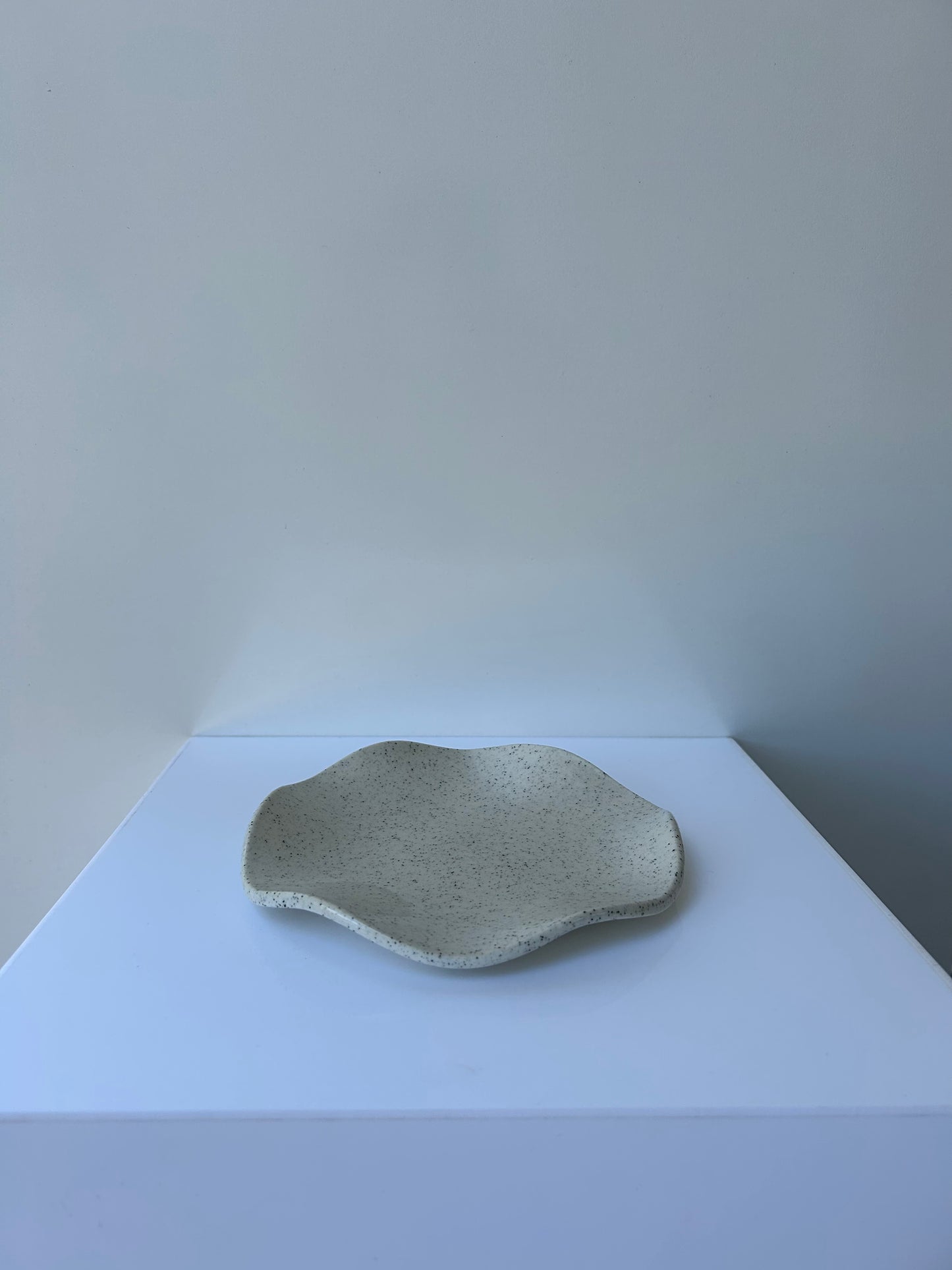 'Small Wavy Bowl' in Clear Glaze