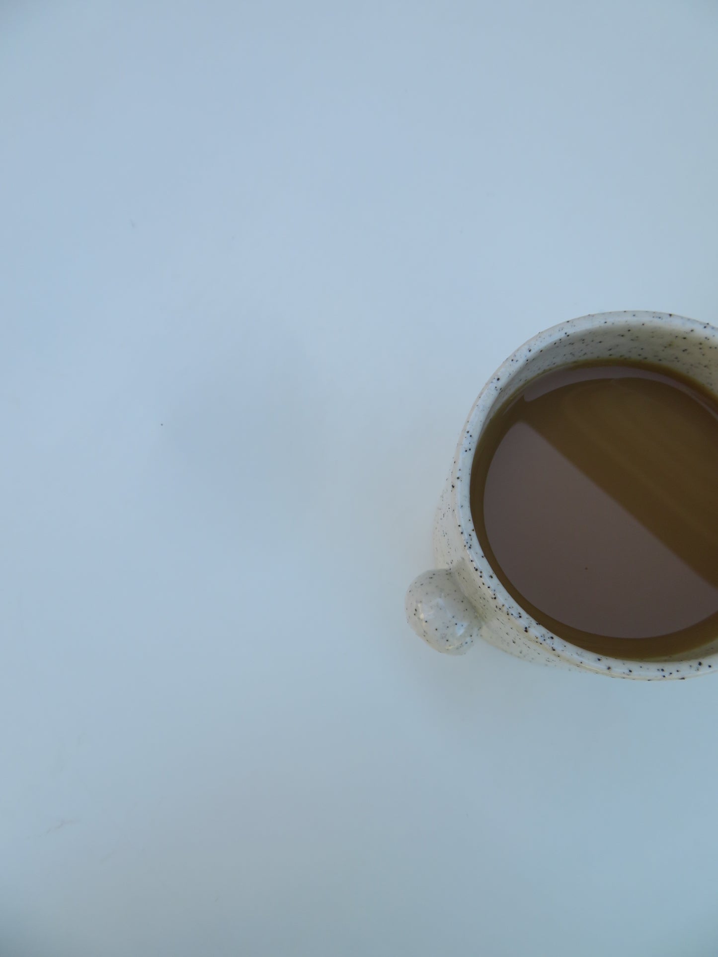 ‘Button Mug’ in Clear Glaze