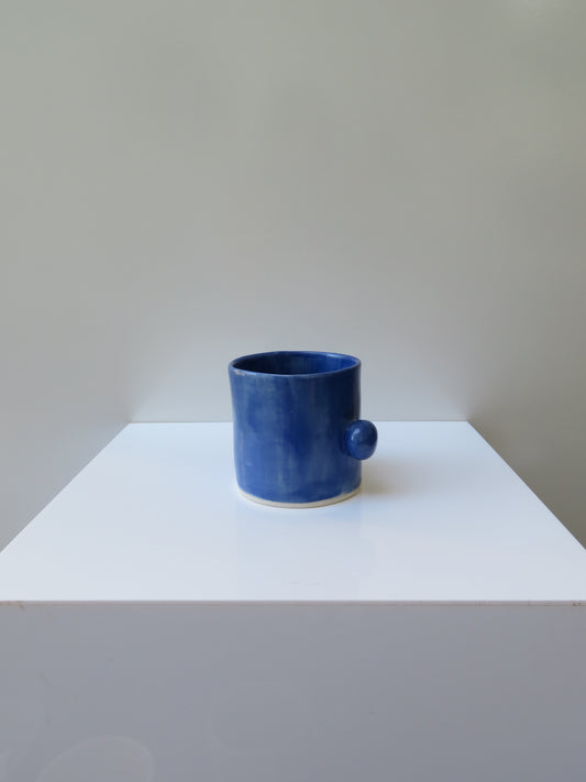 ‘Button Mug’ in Deep Blue