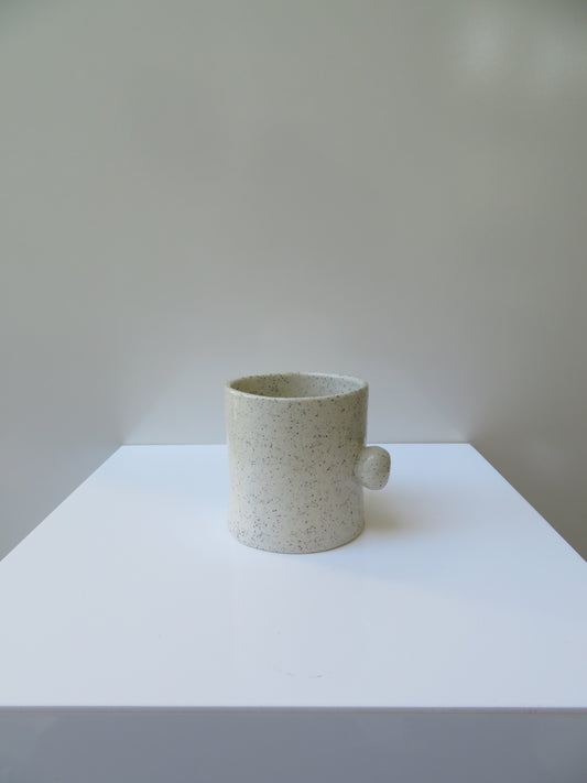 Imperfect ‘Button Mug’ in Clear Glaze