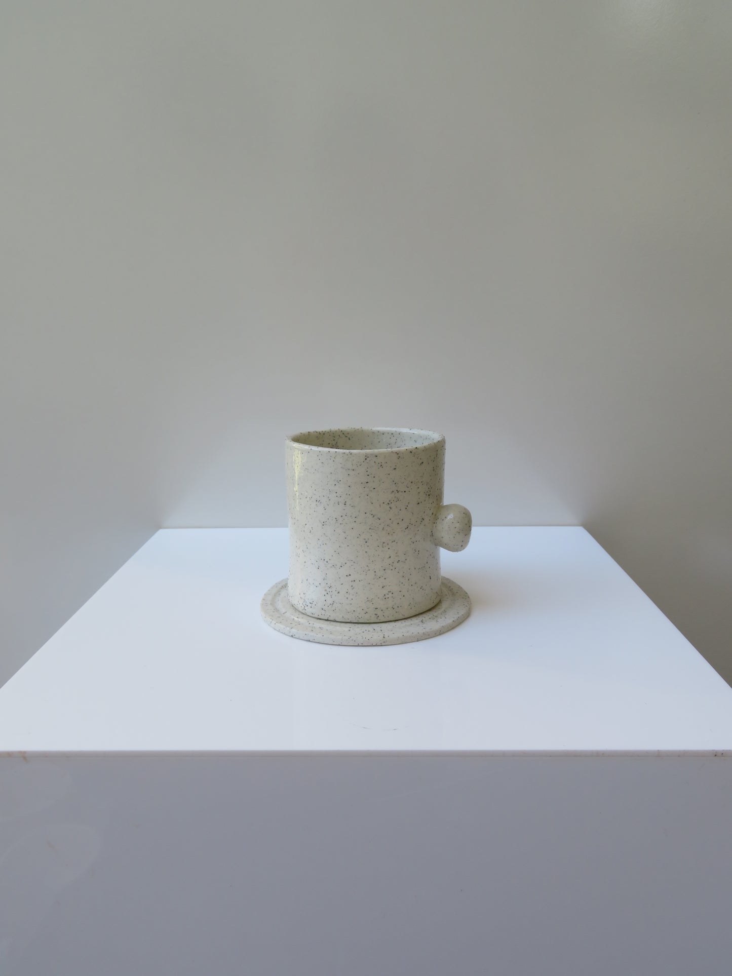 ‘Coaster set of 2’ in Clear Glaze