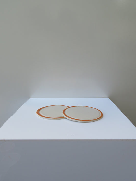 ‘Coaster set of 2’ in Sweet Orange