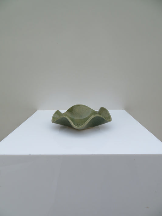 'Mini Wavy Bowl' in Sea Green
