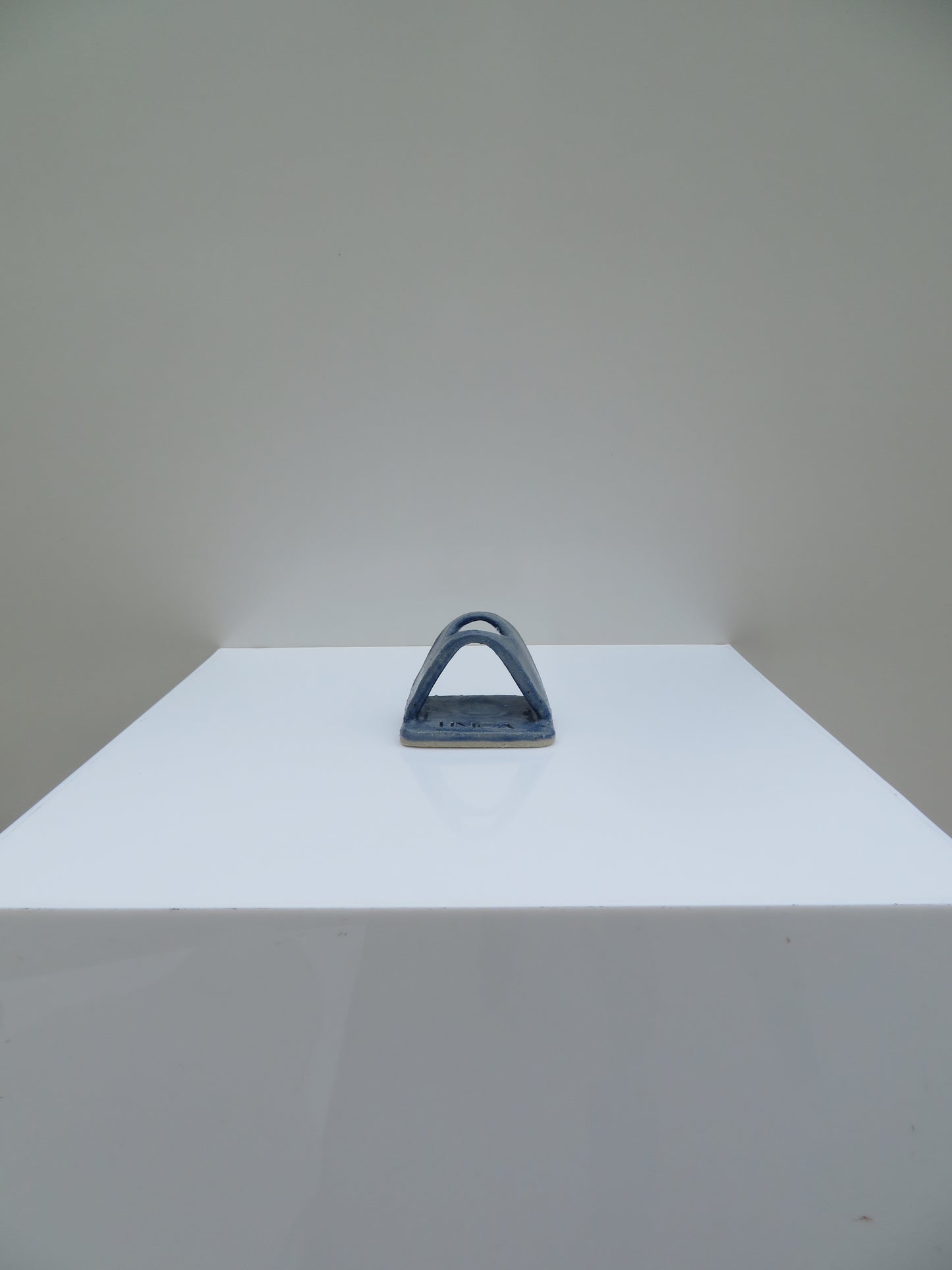 'Candle Holder’ In Deep Blue