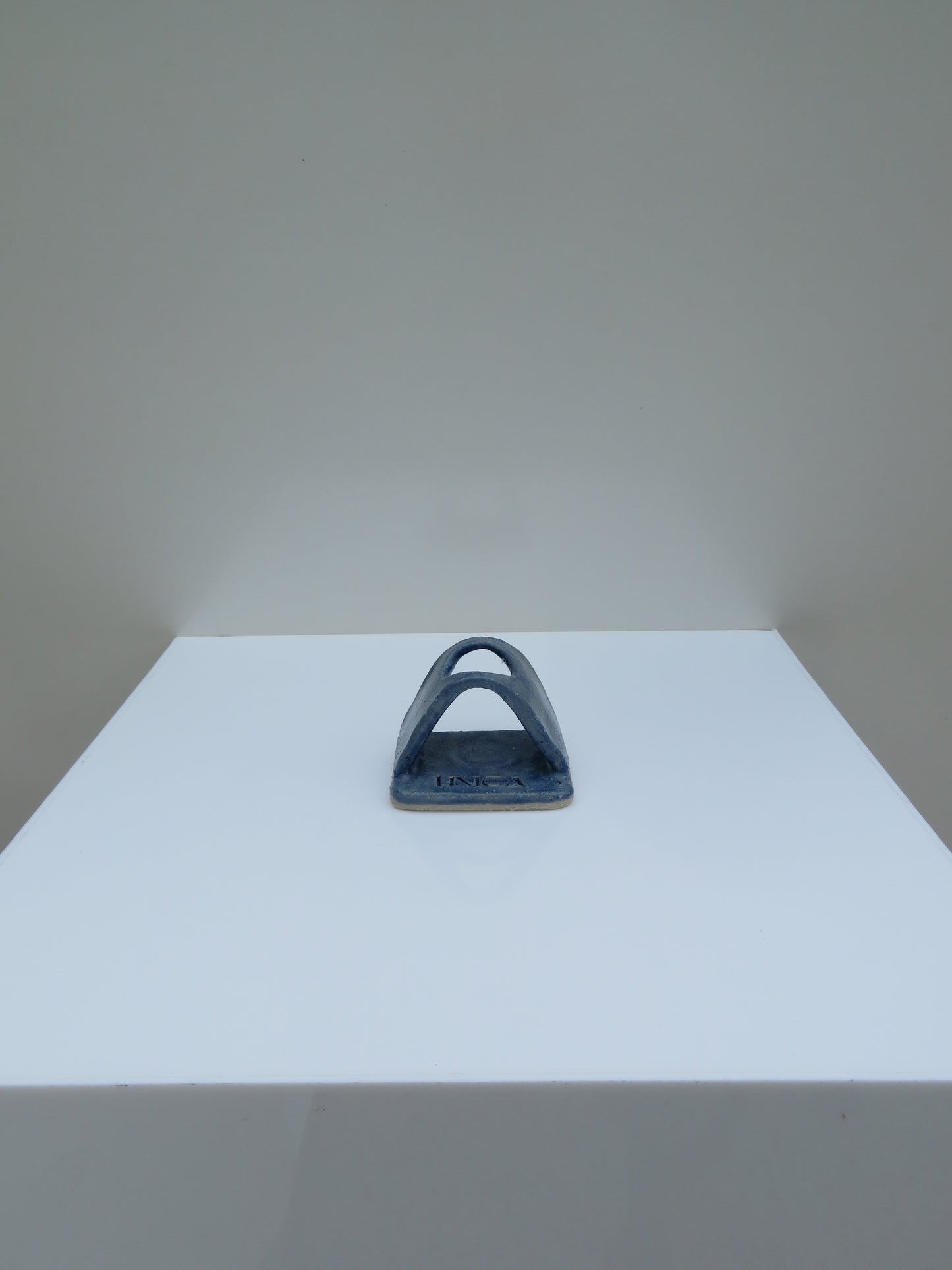 'Candle Holder’ In Deep Blue