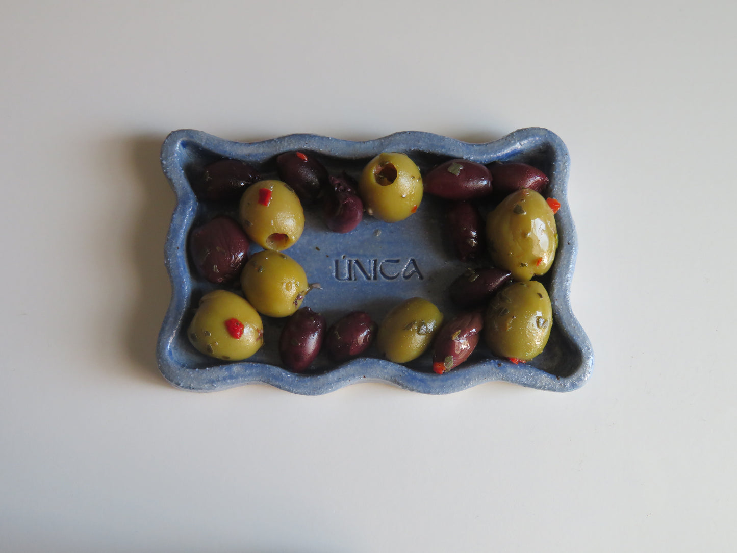 'Wavy Jewellery Tray' in Deep Blue