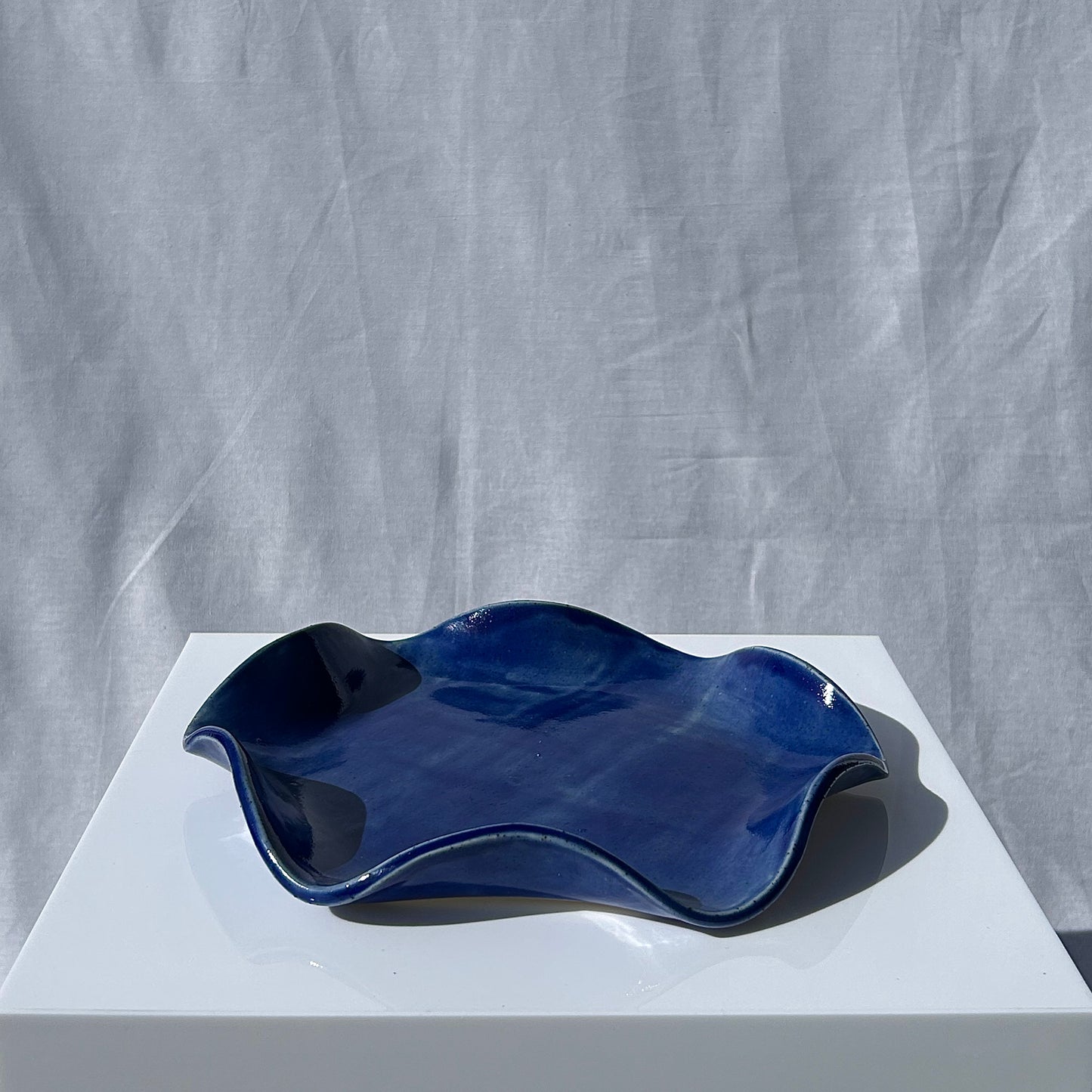 ‘Wavy Bowl’ in Deep Blue