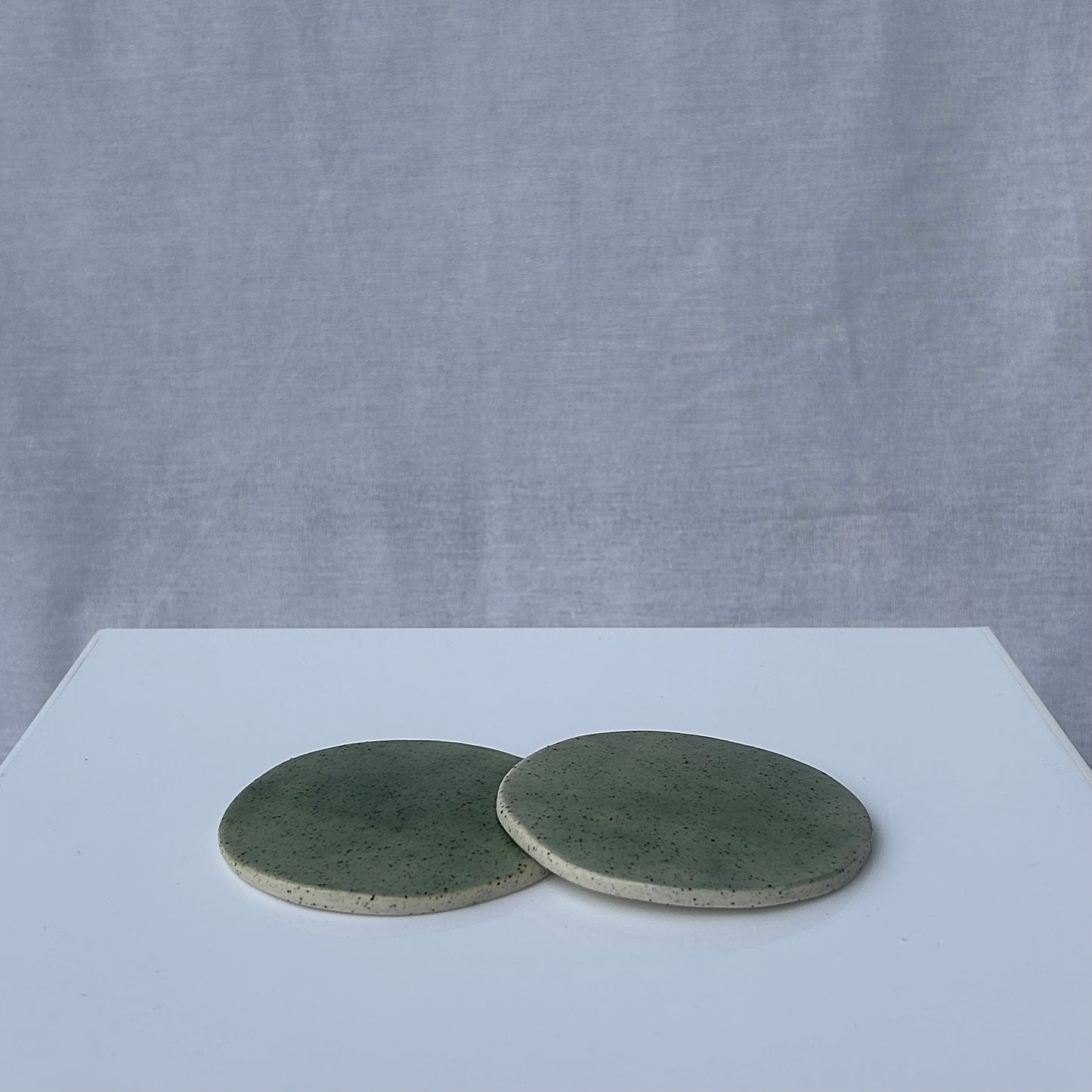 'Coaster set of 2' in Sea Green