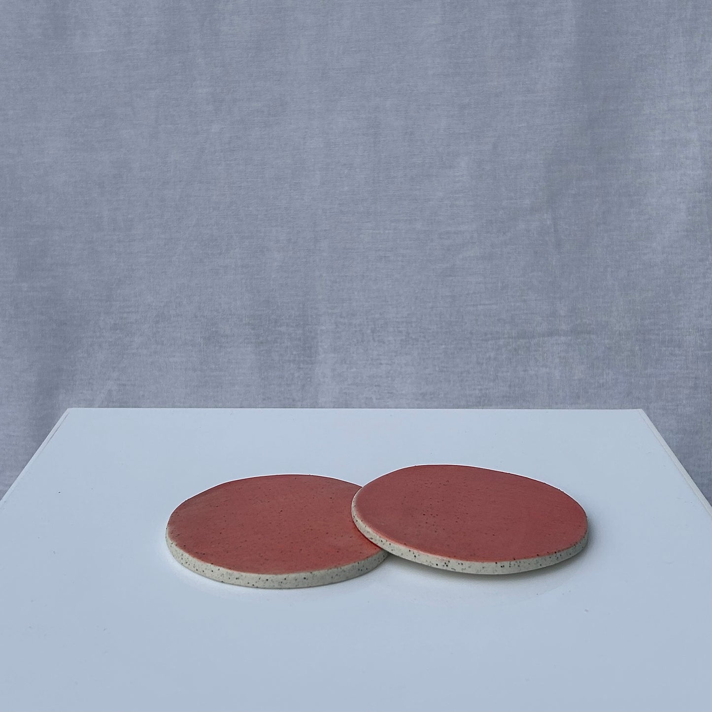 'Coaster set of 2' in Pink Clay