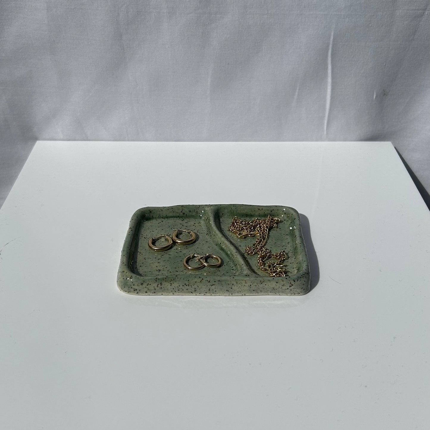 'Jewellery Tray' in Sea Green