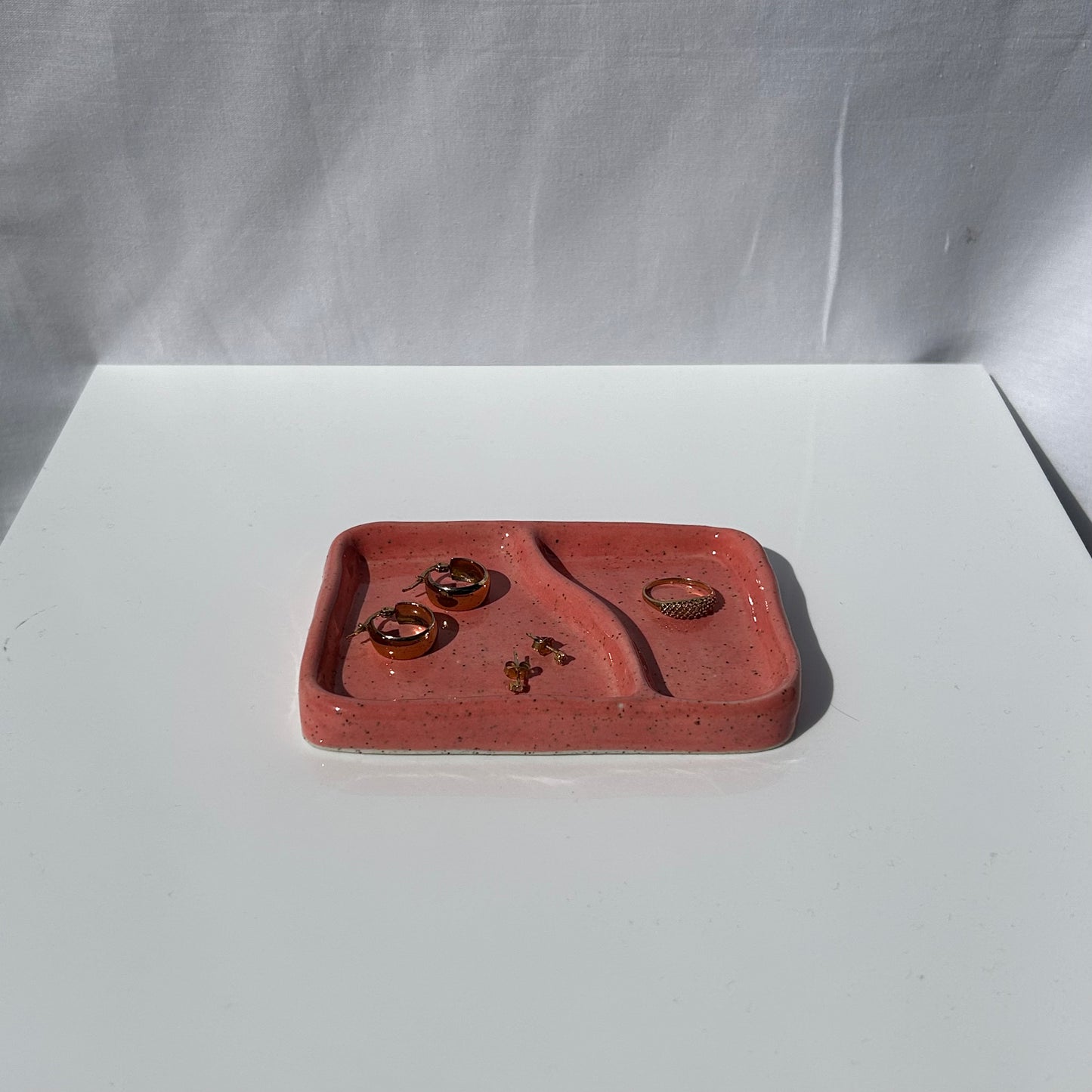 'Jewellery Tray' in Pink Clay