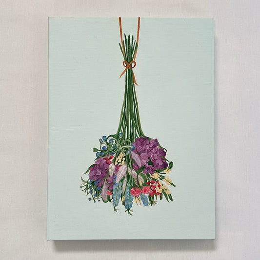 'Hanging Flowers' Original Painting