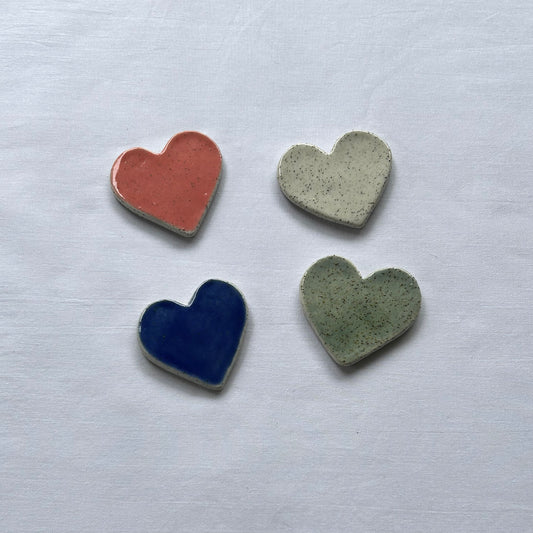 'Love Heart Magnets' in a full set (4)