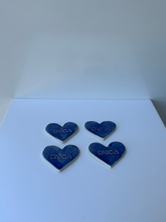 ‘Love Heart Magnets’ in Deep Blue (4)