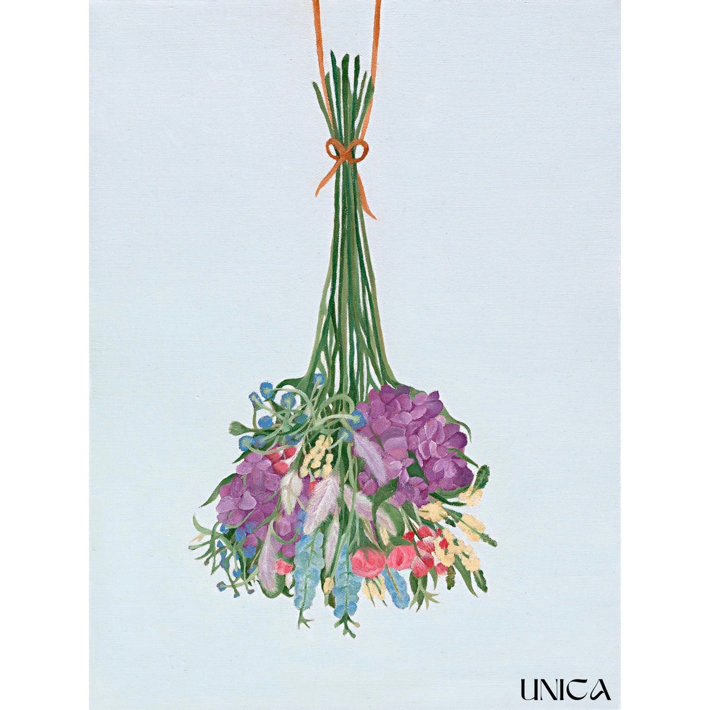 'Hanging Flowers' Print